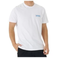 Rip Curl Surf Revivial Sunset Short Sleeve T-Shirt In White