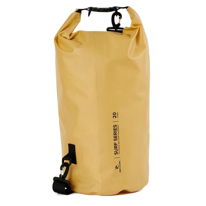 Rip Curl Surf Series Barrel Bag 20L Dry Bag In Mustard 3 Rip Curl Surf Series Barrel Bag 20L Dry Bag In Mustard - Image 3