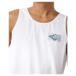 Rip Curl Traditions Sleeveless T-Shirt In Optical White -Rip Curl rip curl traditions sleeveless t shirt optical white 0f9mte 3262 b4 rtjnudyav0jek3qg
