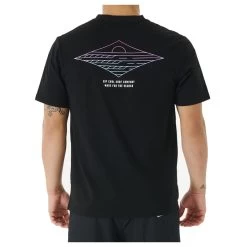 Rip Curl Vaporcool Line Up Short Sleeve T-Shirt In Black -Rip Curl rip curl vaporcool line up short sleeve t shirt black 023mte 90 b2 pfasrfopurnj62zn