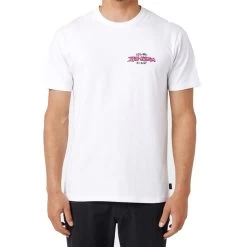 Rip Curl Vintage Slash Short Sleeve T-Shirt In Optical White