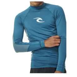 Rip Curl Waves UPF Performance Long Sleeve Rash Vest In Deep Ocean -Rip Curl rip curl waves upf performance long sleeve rash vest deep ocean 141mrv 8598 b5 lnla6ewzbgxzvoil