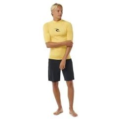 Rip Curl Waves UPF Performance Short Sleeve Rash Vest In Yellow 9 Rip Curl Waves UPF Performance Short Sleeve Rash Vest In Yellow -Rip Curl rip curl waves upf performance short sleeve rash vest yellow 142mrv 10 b3 1l2wr0fuz7kihkof