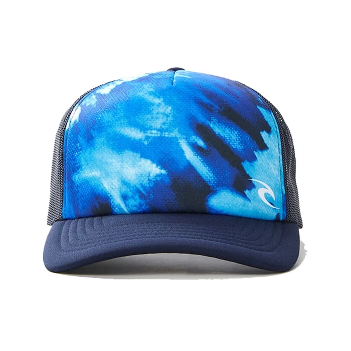Rip Curl Weekend Trucker Curved Peak Cap In Blue 2 Rip Curl Weekend Trucker Curved Peak Cap In Blue - Image 2