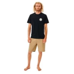 Rip Curl Wetsuit Icon Short Sleeve T-Shirt In Black -Rip Curl rip curl wetsuit icon short sleeve t shirt black 0c8mte 90 b3 xowoqkphlh8ifu6e