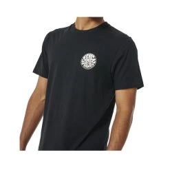Rip Curl Wetsuit Icon Short Sleeve T-Shirt In Black -Rip Curl rip curl wetsuit icon short sleeve t shirt black 0c8mte 90 b4 iklxuktrnjoknosr