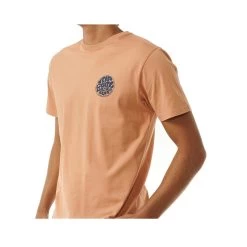 Rip Curl Wetsuit Icon Short Sleeve T-Shirt In Clay -Rip Curl rip curl wetsuit icon short sleeve t shirt clay 0c8mte 136 b4 1boourrez24br2pb