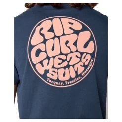 Rip Curl Wetsuit Icon Short Sleeve T-Shirt In Dark Navy -Rip Curl rip curl wetsuit icon short sleeve t shirt dark navy ctest9 291 b5 m5snyvvrrsylgy68